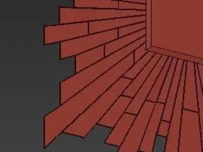 Wall mirror 12 3D model