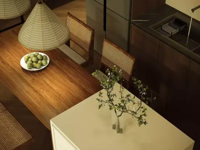 Apartment Interior Scene 3D model