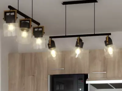 Pendant-light-Seynave-Nordica-LEROY-MERLIN 3D model