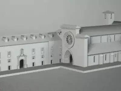 MONASTERY 2 paper church 3D model