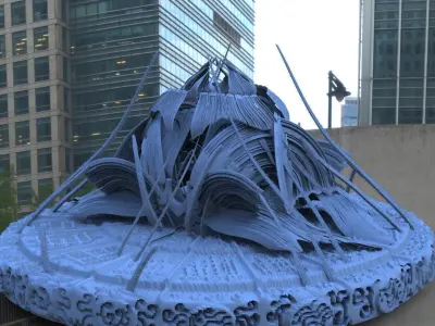 Sci fi Dome Alien design 3D model