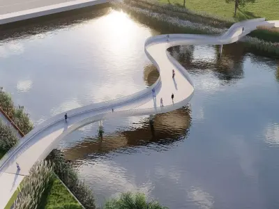 Silk Bridge 3D model