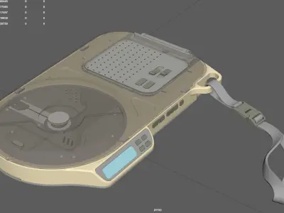 Disc Music Player 3D model