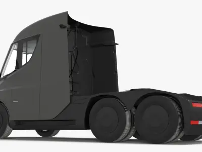  Tesla Semi Electric Tractor Truck Gray 