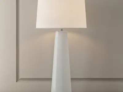 Set of 12 table lamps 3D model