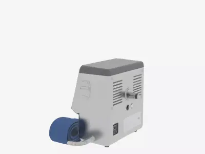 Advanced 3D Surgical Headlight Model Fiber Optic Illumination 3D model