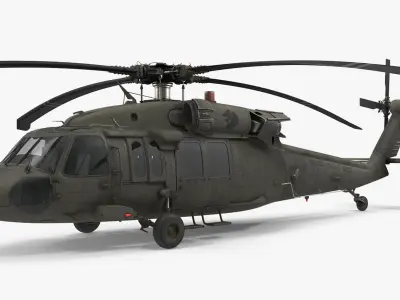  Sikorsky UH-60 Black Hawk US Military Utility Helicopter 