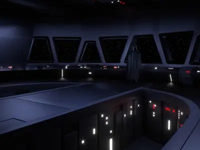 Super Star Destroyer Bridge 3D model