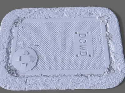 DCWD Utility Cover 3D model
