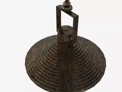 Pendant Lamp Vintage Low-poly 3D model