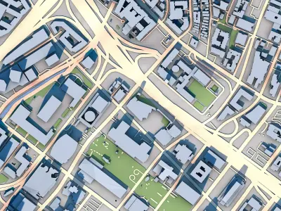 Cathedral of Our Lady of the Angels Los Angesles United States 3D model