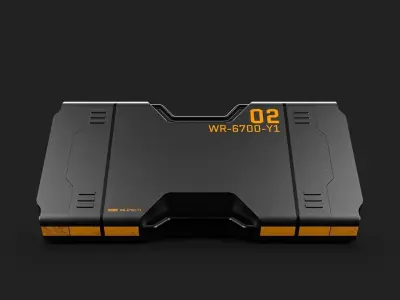 Sci-Fi Box-01 3D model