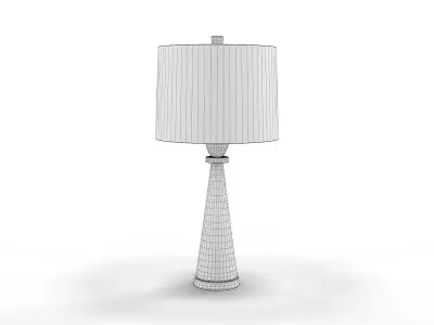 Hayley Alabaster Glass Night Light Table Lamp 3D model