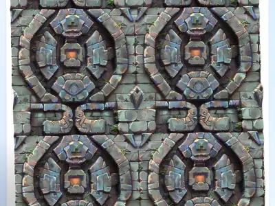 Stylized Wall Seamless Texture Texture 137