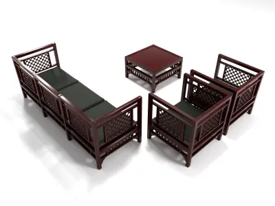 Arabesque seats 3D model