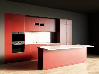 116-Kitchen8 matte 10 3D model
