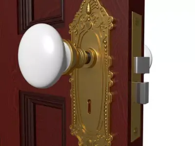 Door Knob Hardware 2 3D model
