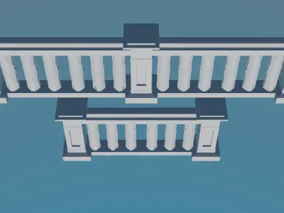 Concrete Balustrade 3D print model