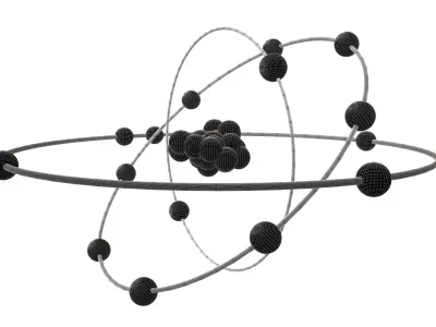 Phosphorus Chemical Element v2 002 Low-poly 3D model