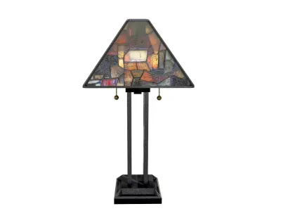 Tiffany Style Lamp Design 3D model
