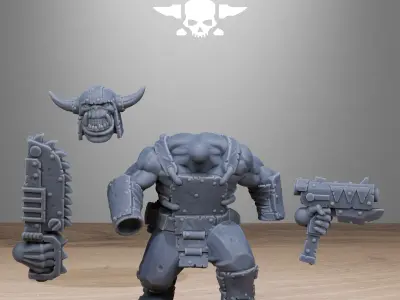 Orkaz Bros Infantry 3D print model