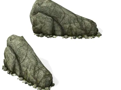Explore the mountains - Rocks 010 3D model