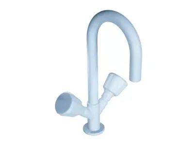 Plastic Mixer Tap Low-poly 3D model