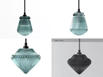 Glass Light Bead and Top 3D model