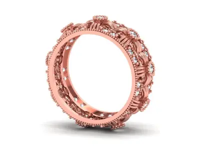 Solitaire Wedding Engagement Women Rings 3D print model purchase