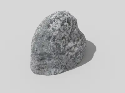 Detailed Rock Low-poly 3D model