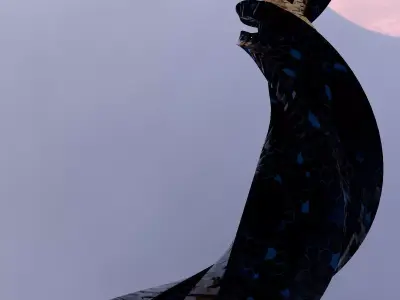 Sci Fi Tower 1 3D model