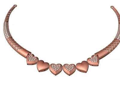 070 - Fancy Necklace for Women 3D print model