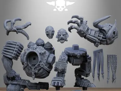 Corrupted Guard Tormentius 3D print model