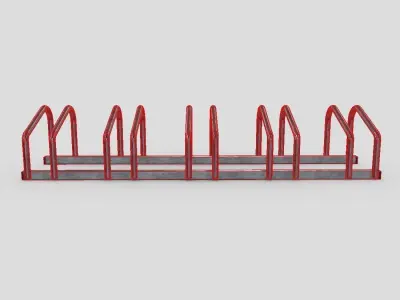 Bicycle Stand 3 Low-poly 3D model