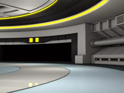 Sci Fi Room 3D model