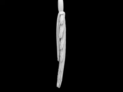 Angel Wing Pendant 3D Printable Model 3D print model