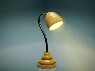 Table Lamp 3DModel Low-poly 3D model