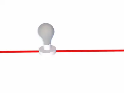 Electric Circuit Low-poly 3D model