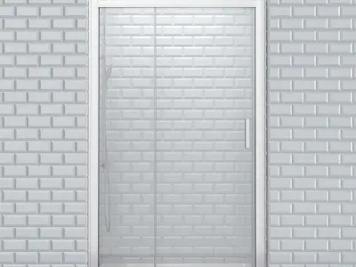 Shower doors Ravak 10 3D model