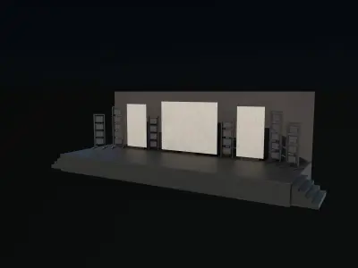 Concert Stage  3D model
