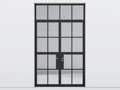 Aluminium door 248 3D model