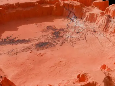 Crater3D model 16K 3D model