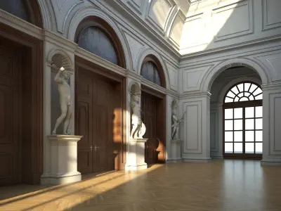 Classical Hall 3D model