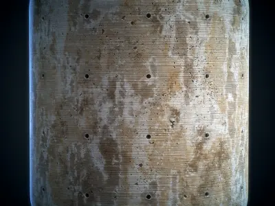 Concrete Wall - VOL 04 - Maps - Sbsar Texture