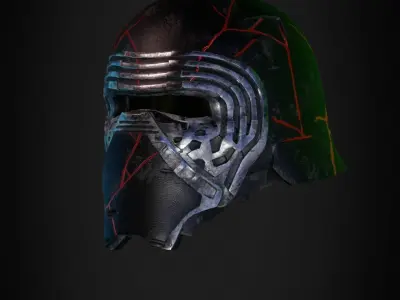  Star Wars Kylo Ren Helmet from for Cosplay 3D print model