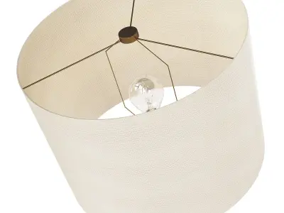 Otho Brass LED Rotary Socket Table Lamp Low-poly 3D model