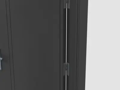 Door E2 Low-poly 3D model
