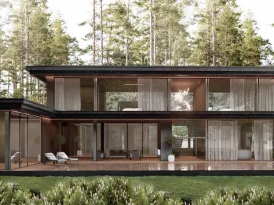 Country house 3D model 5
