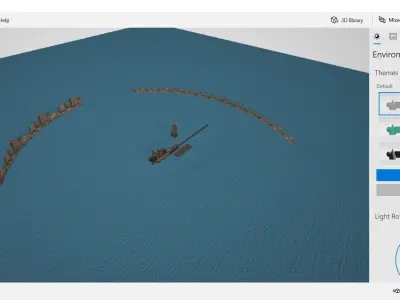 Scene - Rooftop - Exterior 3D model