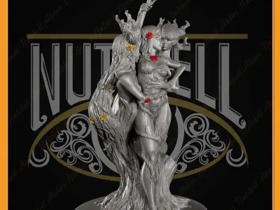 Nutshell Atelier - Forest Dryad - NSFW 3D print model